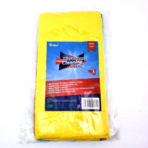 Aidea Multicolor Edgeless Microfiber Cleaning Cloths 8 Pack - Bild 1 von 3