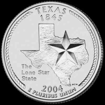 2004 D Texas Unopened State Quarter Bag $25 (100 Coin) US Mint "BU"! - Image 1 of 3