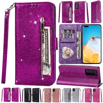 Leather Phone Case For Google Pixel 8 7 6 Pro 6A 8A Flip Wallet Card Slots Cover - Image 1 of 4