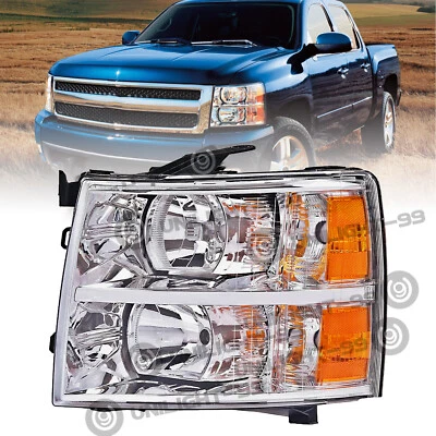 Faro izquierdo estilo fábrica para Chevy Silverado 1500 2500 3500 2007-2014 Foto 1 de 4
