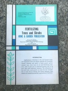 Vintage Bäume düngen Sträucher Haus & Garten Publikation Abteilung Entomologie Pflanze -A8 - Bild 1 von 3