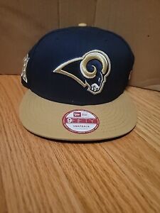 St. Louis Rams New Era 9Fifty Youth Hat Blue Gold Cap Adjustable NFL Football