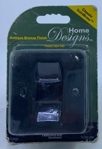 National Hardware Pocket Door Pull Antique Bronze N336-396 - Picture 1 of 5