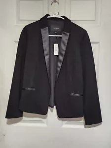 Banana Republic Kleid Jacke Damen 6 Blazer Mantel offen vorne schwarz $ 130 - Bild 1 von 5