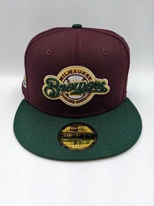 New Era 59Fifty Milwaukee Brewers Outdoor Fitted Hat NWT Size 7 1/2 - Picture 1 of 7