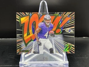 2023 Panini Zenith Football - Zay Flowers #8 ZOOM! Case Hit SSP (RC) - Ravens - Picture 1 of 2
