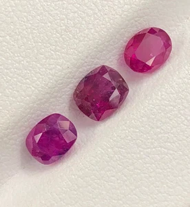 3.20ct Natural Afghanistan Ruby Lot β Precious Gemstone For Jewelry Making - Picture 1 of 10