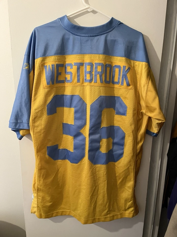 Camiseta Throwback 2007 Reebok 75th Philadelphia Eagles Brian Westbrook #36 tamanho G+2 - Imagem 1 de 4