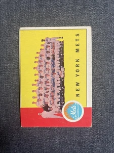 1963 Topps Baseball New York Mets Team #473 - Bild 1 von 2