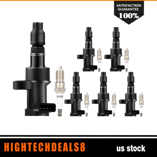 For Jaguar S-Type X-Type 3.0L V6 6 Ignition Coil & Spark Plug Pack ...