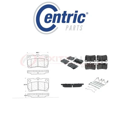 Centric Posi Quiet Ceramic Brake Pads w Shims for 2006-2013 Lexus IS350 3.5L fl Foto 1 de 4