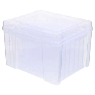  Plastica a sei griglie trasportano scatola di stoccaggio con manico di cestino - Immagine 1 di 4