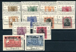 OCCUPATION WW I I STAGE WEST 1916 1-12 used very BEAUTIFUL SET (N1928 - Picture 1 of 1