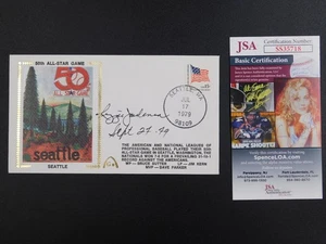 Reggie Jackson Signed Autographed All Star Game Envelope Yankees HOF JSA COA - Picture 1 of 4