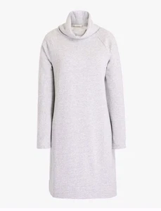 J. Crew Kleid Damen klein meliert grau Modalmischung Pulloverkleid Taschen kuschelig - Bild 1 von 10