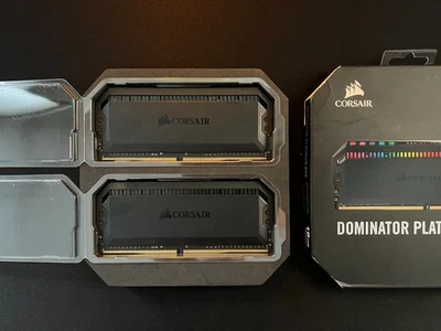 *READ DESC!* CORSAIR DOMINATOR® PLATINUM RGB 16GB (2 x 8GB) DDR4 3200MHz CL16  - Image 1 of 4