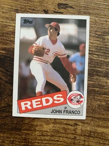 JOHN FRANCO 1985 TOPPS ROOKIE CARD, CINCINNATI REDS - Picture 1 of 1