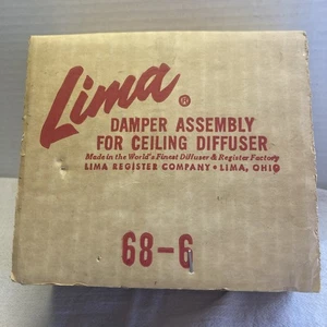 Lima Damper Assembly For Ceiling Diffuser 68-6. Open Box - Picture 1 of 8