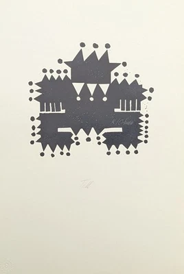 Karl Cohnen, Till, Linolschnitt, handsigniert, betitelt, - - Bild 1 von 4