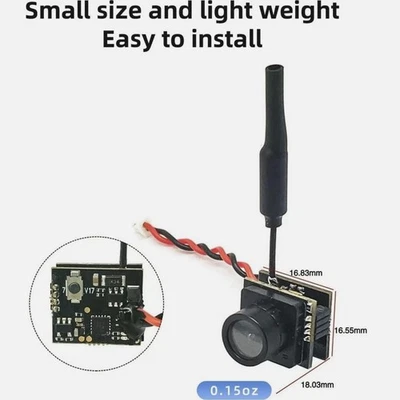 Radiolink 5.8G 48CH FPV Camera Support External OSD Chip and Smartaudio - Image 1 of 4