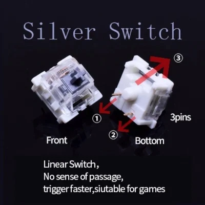 Switches Mechanical Keyboard Black Blue Brown Red Key Switch for CIY Sockets - Image 1 of 4