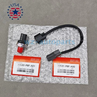 New!  30531-P8F-A00 Knock Sensor & Harness For Honda Accord Pilot Acura CL MDX Foto 1 de 4