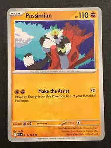 Passimian | 118/193 | Uncommon | S&V - Paldea Evolved | Pokemon TCG - Picture 1 of 3