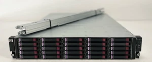 HP D2700 mit 25 300 GB 6G SAS 15K SFF Dual-Port-Festplatte 7,5 TB Bundle – QW957A - Bild 1 von 3