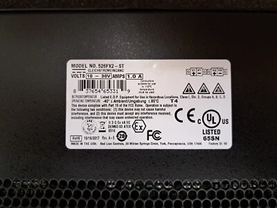 New, Red Lion Controls, 526FX2-ST, Industrial Ethernet Switch 24 Ports 10-30VDC  - Image 1 of 4