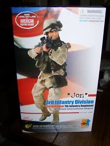 Dragon 1/6 Scale Figure 3rd Infantry Division 3/7 Baghdad Airport “Jon” ltd. NEW