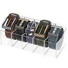 Belt Organizer, Acrylic Belt Storage Holder for The Closet and 5 Compartments