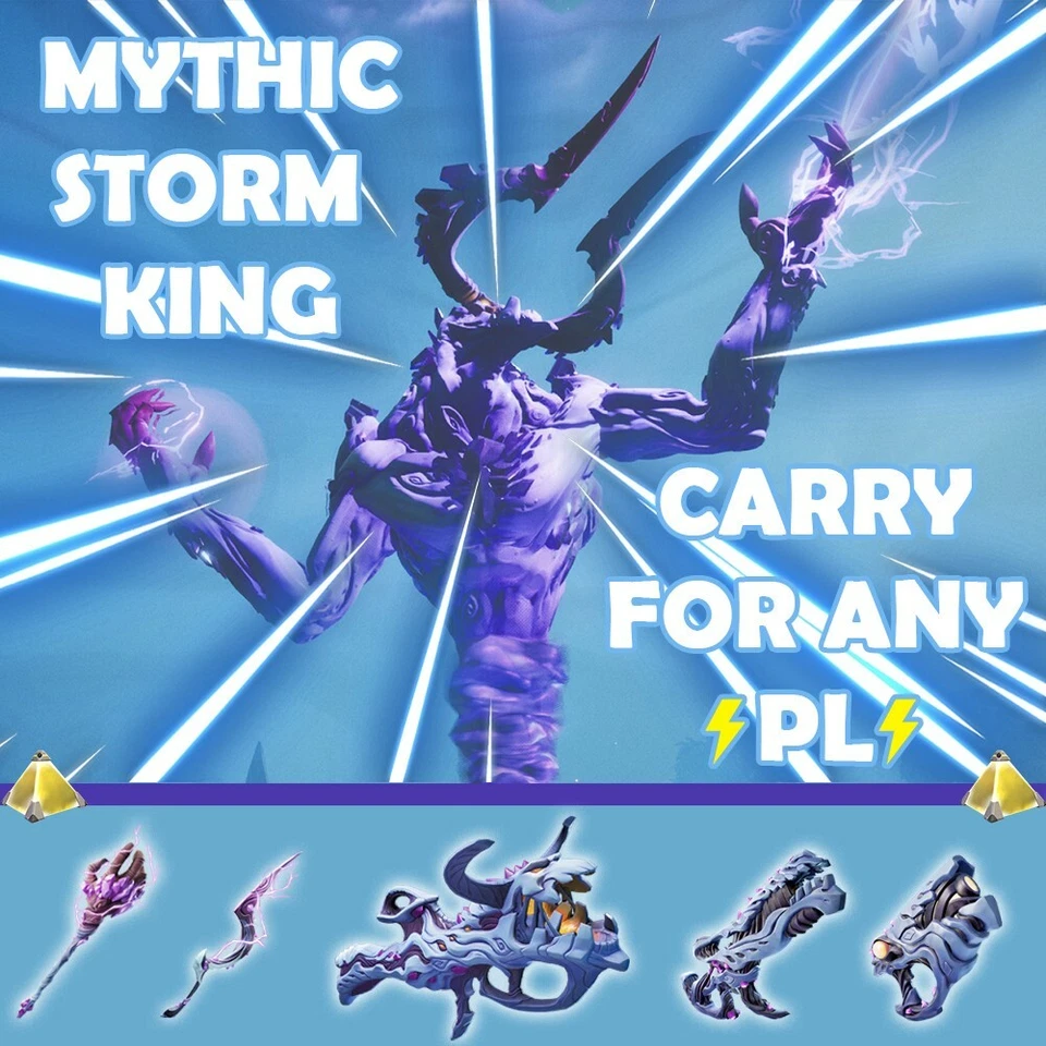 Mythic storm king schematics / MSK carry / Fortnite Save The World - Immagine 1 di 1