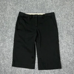 Theory Shorts Womens Size 0 Black Twill Preppy Designer Classic Academia - Picture 1 of 9