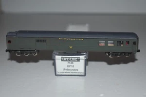 N Scale Con-Cor Burlignton Passenger Combine Coach 86 C48797 - Picture 1 of 2