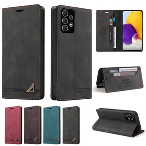 Phone Case For Samsung Galaxy A15 A22 A34 A73 5G A05S Flip Leather Wallet Cover - Picture 1 of 53