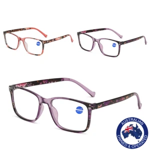 Women Magnifying Eyeglasses  Anti Blue Light Blocking Fashion Reading Glasses - Picture 1 of 12