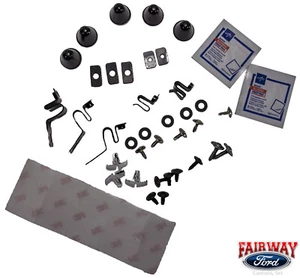 Kit de herrajes de montaje protector contra insectos deflector capó Ford F-150 15 a 20 OEM - Imagen 1 de 3