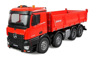 Amewi Mercedes-Benz Arocs Rc Muldenkipper 8x4 1:18 RTR Rc Lastwagen Licht 22693 - Bild 1 von 4