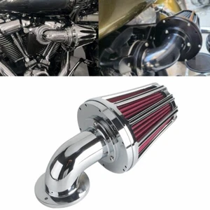 Chrome Air System Filter Cleaner Intake Kit For Harley Softail	Standard FXST 107 - Picture 1 of 11