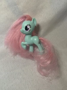 My Little Pony MLP Minty G4 bürstbar erhöhtes Bein 2016 Pfefferminzen blaugrün PINK PUNKT - Bild 1 von 12