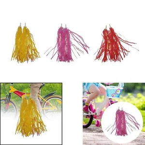 2x Kids Bike Streamers Length 28cm Dynamic Fluttering Grips - Picture 1 of 17