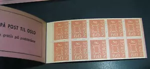 Norway Stamp Complete Booklet SC# 466A MINT OG MNH NH - Picture 1 of 4