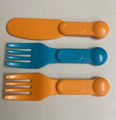 Garfos e facas Little Times Play - 3 peças - Imagem 1 de 4