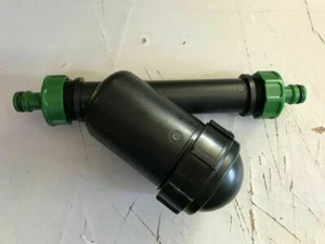 PE Wasserfilter Siebfilter SMALL 2 x 1" Gardena-Kompatibel für Gartenschlauch - Bild 1 von 1