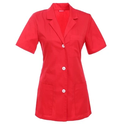 Women's 29 Inch Consultation Short Sleeve Lab Coat - Image 1 of 4