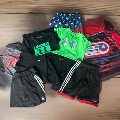 Under Armour/ Adidas/Marvel Boys Youth Medium Lot Of 9 - Image 1 of 4