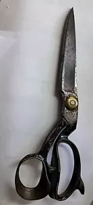 Vintage Reliance U SET Metal Shears Scissors 12" Large. Made In USA - Picture 1 of 6