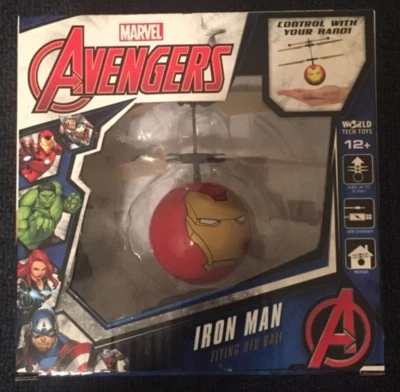 Marvel Avengers Iron Man Flying UFO Ball Helicopter - Image 1 of 3