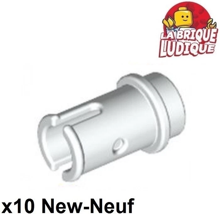 LEGO Technic 10x Stift Achse Axle Klips Clips 1/2 Weiß/White 4274 Neu - Bild 1 von 1