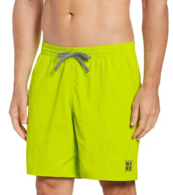 Pantalones Cortos de Natación Nike Solid Icon 7" Voleibol Verde NESSB635-312 Para Hombre Nuevos con Etiquetas Foto 1 de 4